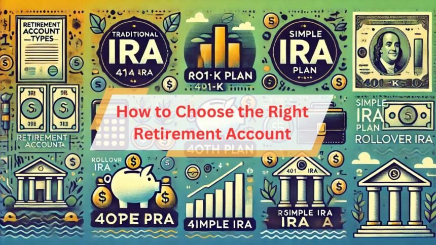 Illustration of Various Retirement Account Types