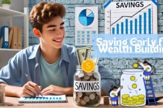 Saving Early for Wealth Building Concept