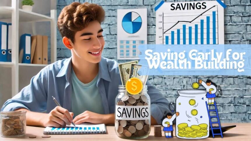 Saving Early for Wealth Building Concept