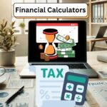 Workspace with Financial Calculators for Investment Planning